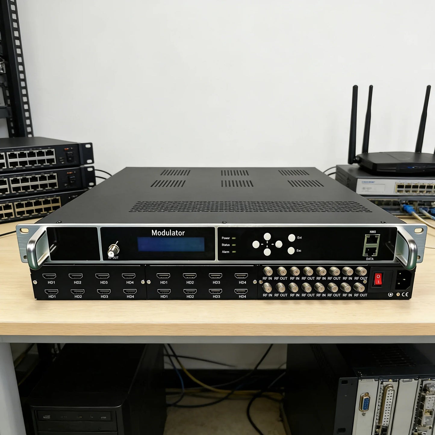 Tuner Receiver HD Video Encoder/Modulator  DVB-S2 DVB-T ISDB-T ATSC DVB-C HD to DTV RF IP to RF