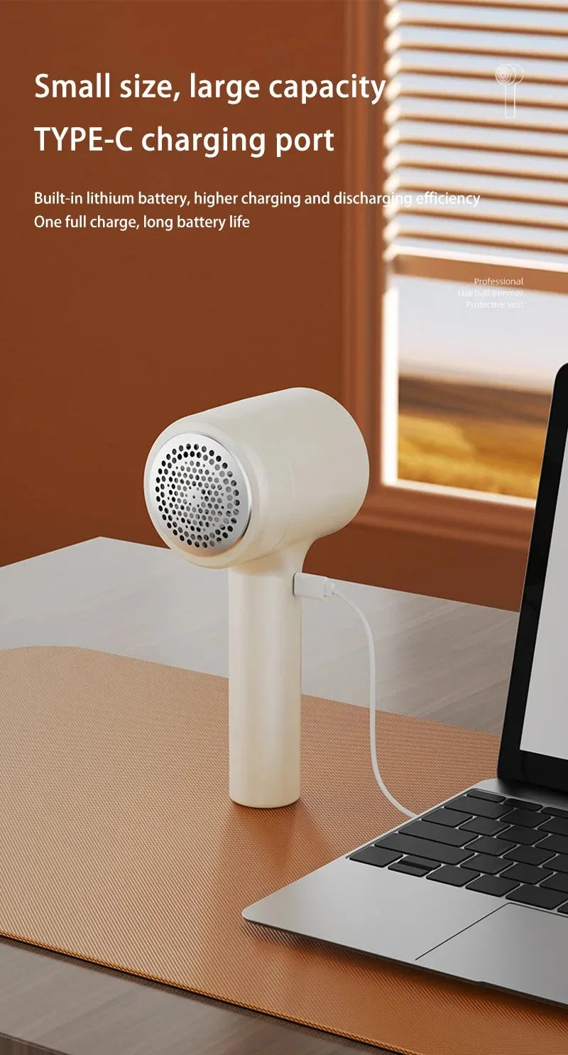 Removes Lint Remover Clothes Rechargeable Take Out of Clothes Hair Ball Trimmer Fabric Shaver Carpet Cleaner Dust Removal Home