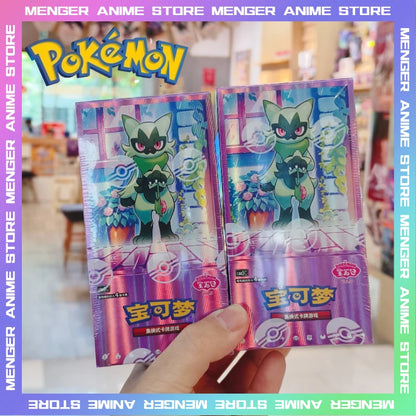 100%Original Pokemon Gem Pack Vol1 2 3 4 5 Cards Anime Pokemon PTCG Trading Gem Bag Cards Collected Toy Social Birthday Gift
