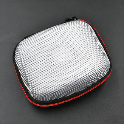 Earphone Storage Bag Square Headset Box Indoor Outdoor Travelling Earphones Storaging Case Accessories with Zipper