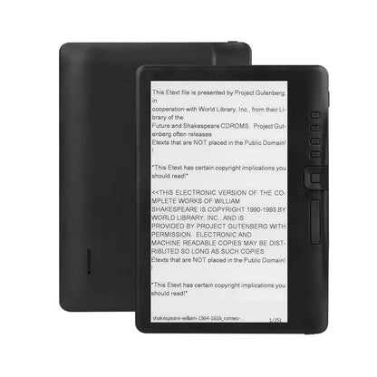 Portable 7inch Ebook Reader Colorful Screen Supports Memory Card Digital Book Read E‑book E‑book Reader e-Book Readers 4/8/10GB