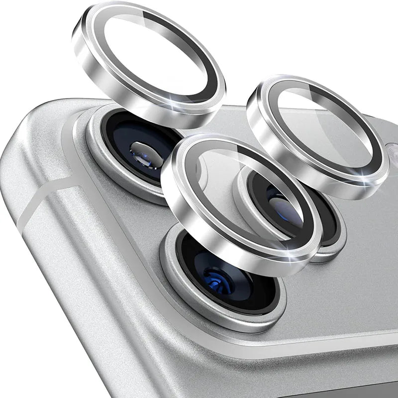 Aluminum Alloy Metal Camera Protector Ring Film For IPhone 17 Air 17 Pro Max 17 Plus Rear Camera Lens Protect Cover Case