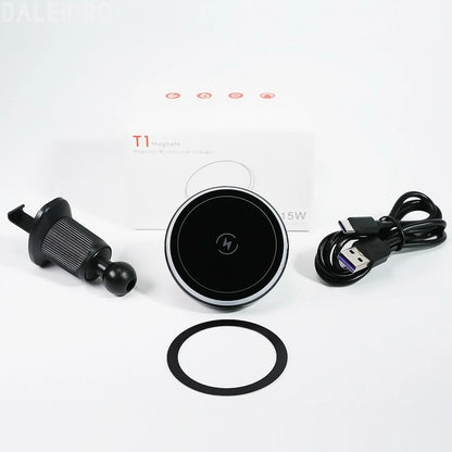 Cooling Phone Holder Car Magnetic Phone Cooler Semiconductor Active Coolers Cool Down Phone Qi 15W Magsafe Fast Wireless Charger