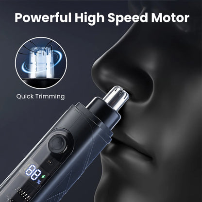 Electric Nose Hair Clipper Rechargeable Automatic Shaving Nose Trimmer Unisex Professional Washable Painless Nose Hair Trimmer
