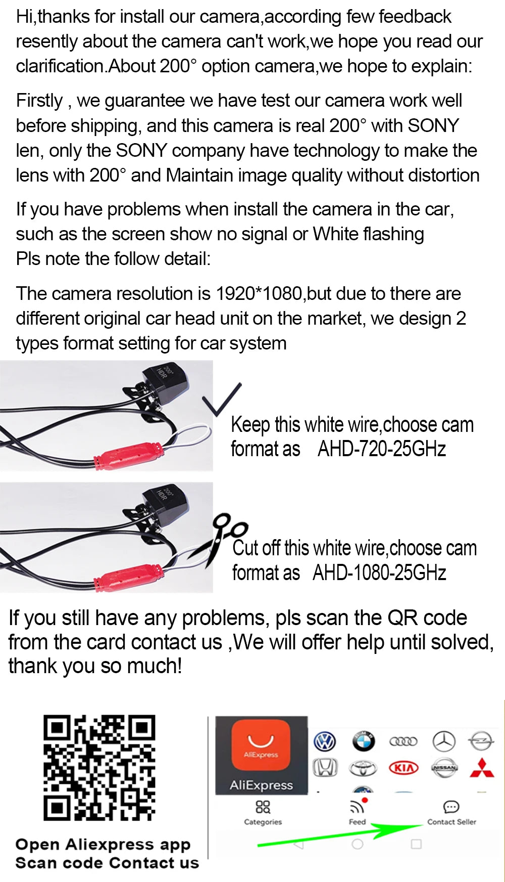 GcPaSr AHD 1920x1080P Car Rear View Camera 200° Fisheye Golden Lens Full HD Night Vision Vehicle back Car reversing Front Camera