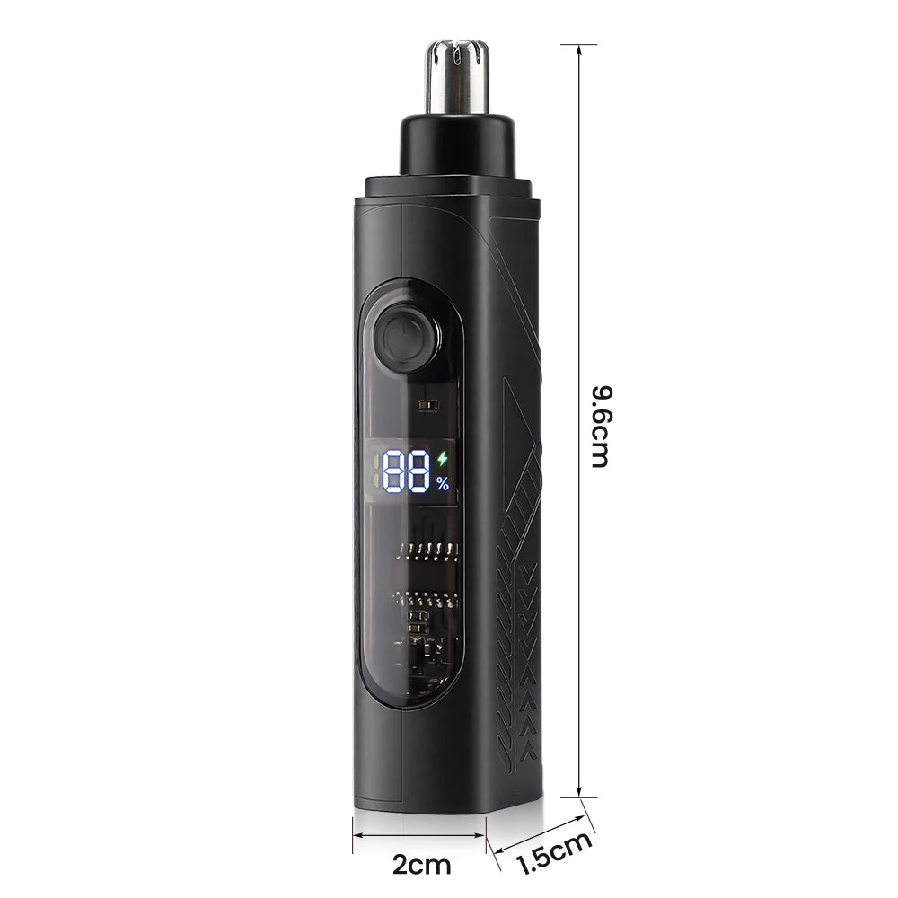 Electric Nose Hair Clipper Rechargeable Automatic Shaving Nose Trimmer Unisex Professional Washable Painless Nose Hair Trimmer