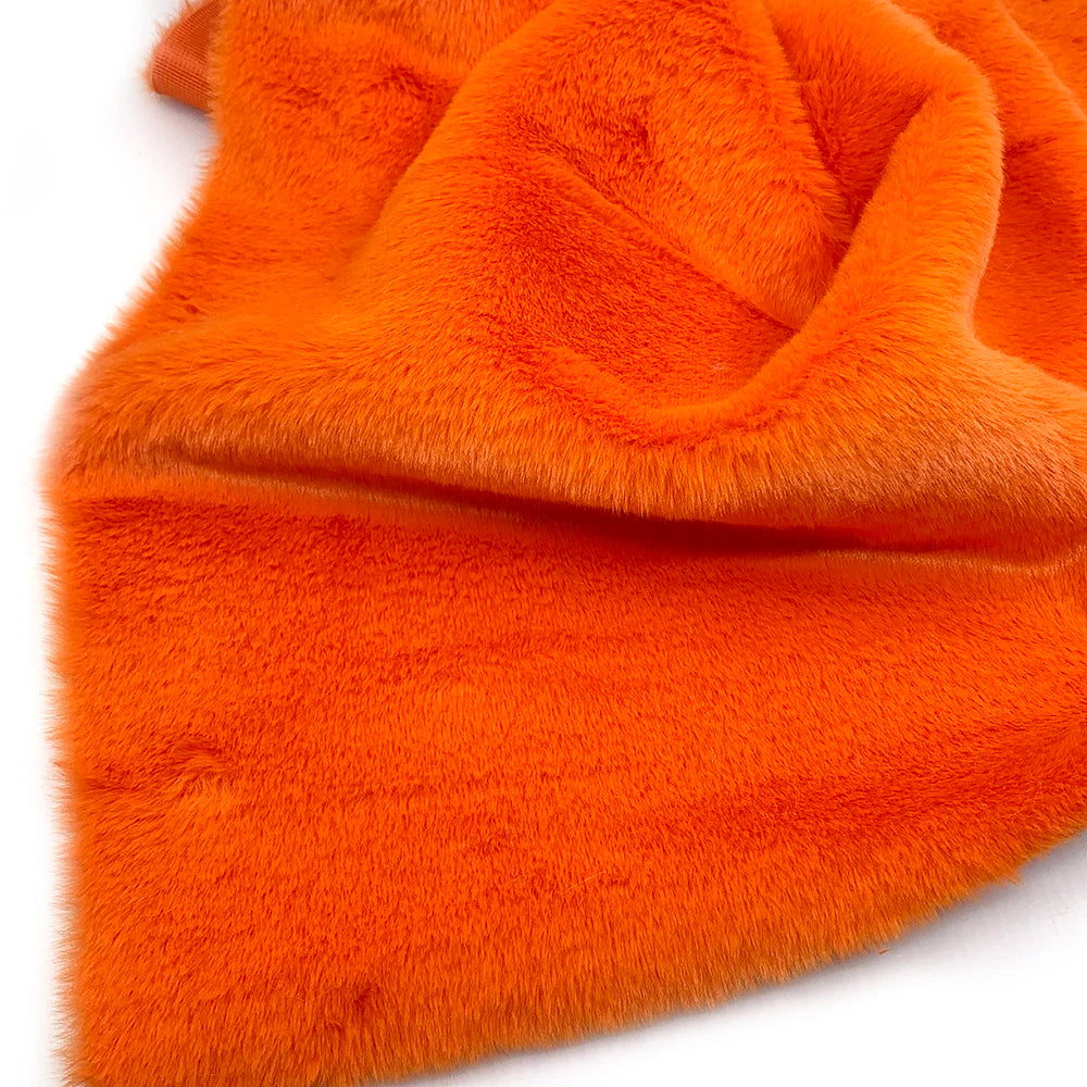 1Pcs 50/80/160cm Faux Rabbit Fur Fabric 100% Polyester 10mm Pile Super Soft Plush Fabric For Handmade Stuffed Toys Sewing Fabric