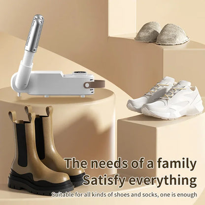 Adjustable Dryer  Shoe Dryer Intelligent Timer Quick Drying Deodorizing Sterilizing Shoe Dryer Household Shoe Warmer Heater