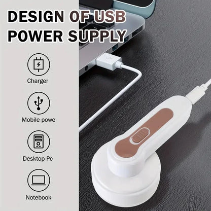 Rechargeable electric hair remover and portable shaver, suitable for clothing, furniture, and carpets.