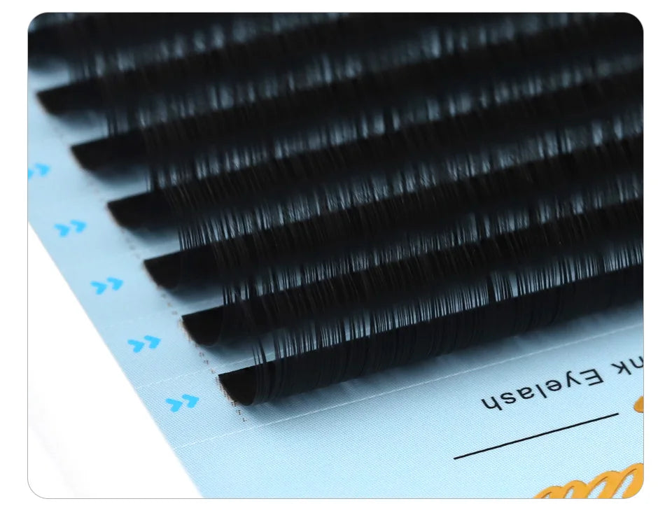 AGUUD Matte Black Individual Eyelash Extension Professional Volume Korean PBT Cashmere Lash Extension Tray Classic Lashes Cilios