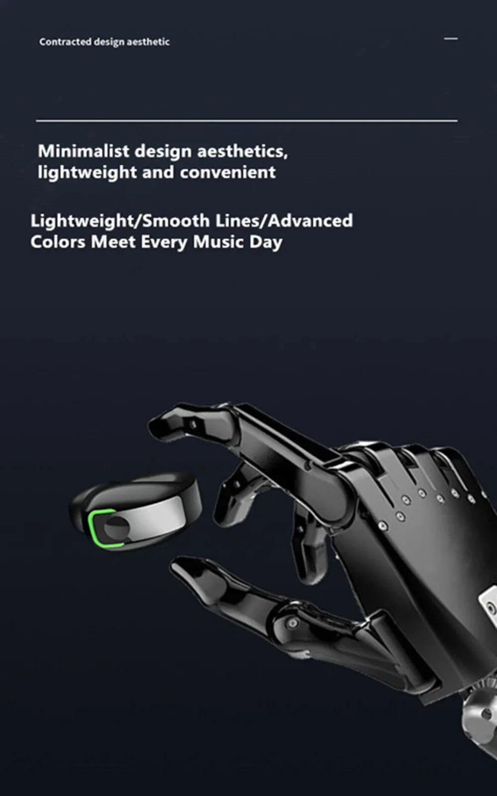 BT  Earphone Clip On Monaural Inear Motion Stereo Bone Conduction Gd28 Business Wireless Earphone Mini Monaural Tws