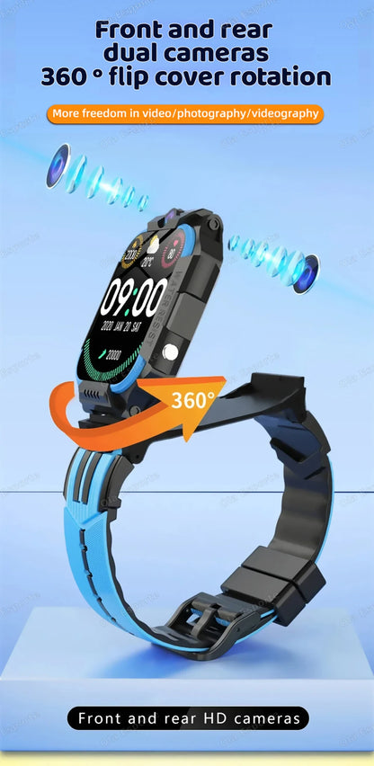 New Kids 5G Smart Watch SOS GPS+BDS/GLONASS Location Phone Call Camera Child Smartwatch 1.83 Inch WIFI Waterproof For Watch Gift
