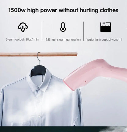 KONKA Handheld Garment Steamer 1500w Vertical Steam iron For Clothes Portable Home&Travel 15s Fast-Heat Home Appliance