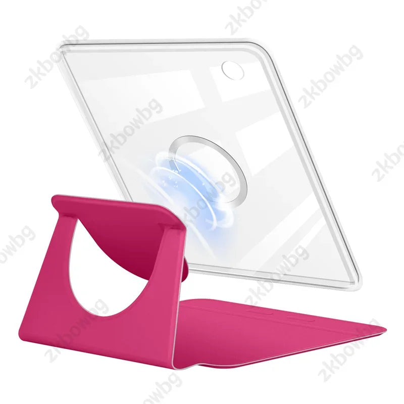 Magnetic Detachable for KOBO Libra Colour/Libra 2 N428 N418 7'' Ebook Case 360° Rotatable 2-in-1 Acrylic PU Leather Stand Cover