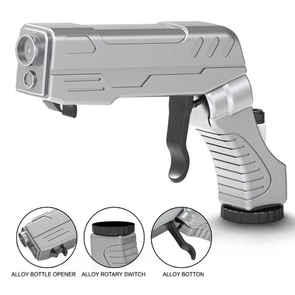 Champagne wine bottle beer dispenser spray gun beer ejecting feeding flirt gun