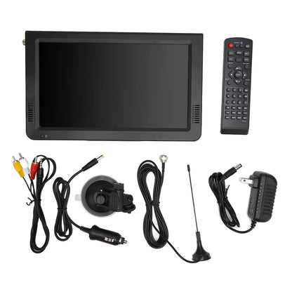 Portable TV 10 Inch High Sensitivity Tuner Rechargeable ATSC Digital TV for Car Outdoor Portable TV Rechargeable ATSC Digital TV