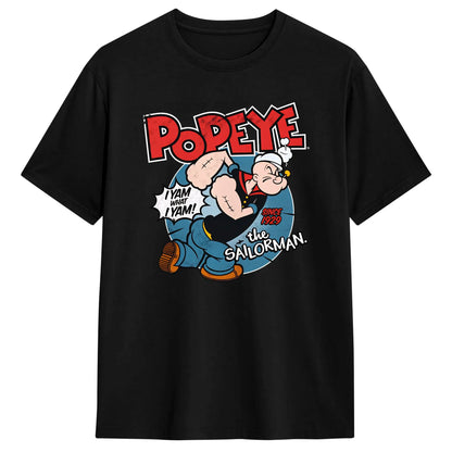 Popeyed The Sailorman I Yam What I Yam T Shirt Summer  Streetwear T-Shirts Cotton Trending Tshirt For Men's Casual Tees
