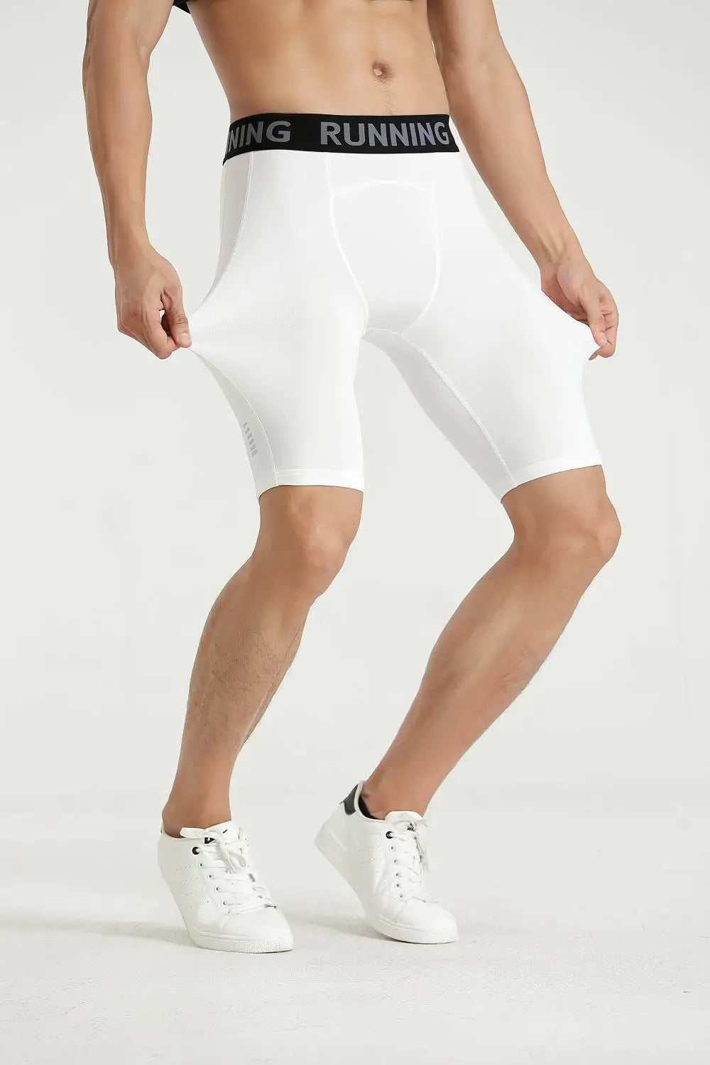 Sports Fitness Pants Men Gym Shorts Workout Tights Running Training Bottoming Shorts Compression Leggings Basketball Sportswear