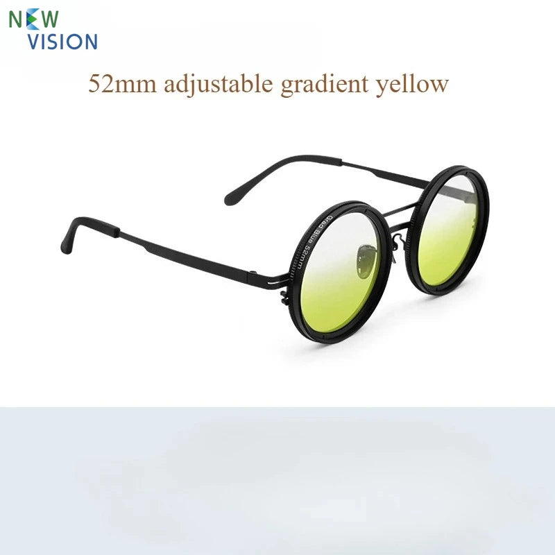 ND9 adjustable dimming sunglasses men women handmade innovative outdoor fishing UV400 polarized sun glasses support myopia lens