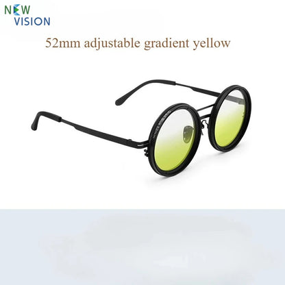ND9 adjustable dimming sunglasses men women handmade innovative outdoor fishing UV400 polarized sun glasses support myopia lens