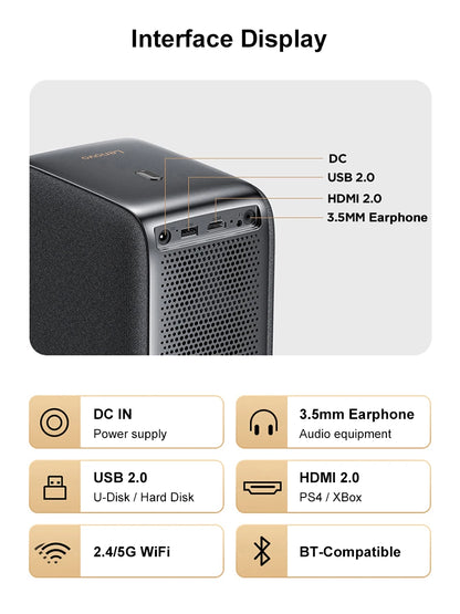 Lenovo T100 4K Projector Full HD 1080P 4k Projectors for Movies Beam Android Smart tv Video LED Home Theater