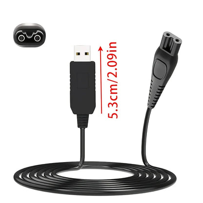 1pc Electric Shaver USB Charger For Philips Series 3000 5000 7000 9000/Oneblade QP2520 QP2620 RQ320 RQ328 RQ330 RQ331 RQ338
