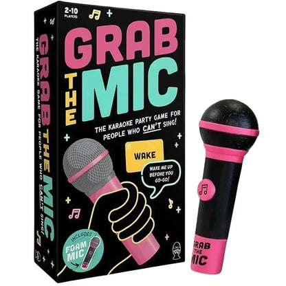 Karaoke Board Game for Family & Party, 2–10 Players, Fun Singing Card Game with 125 Lyric Cards for Adults