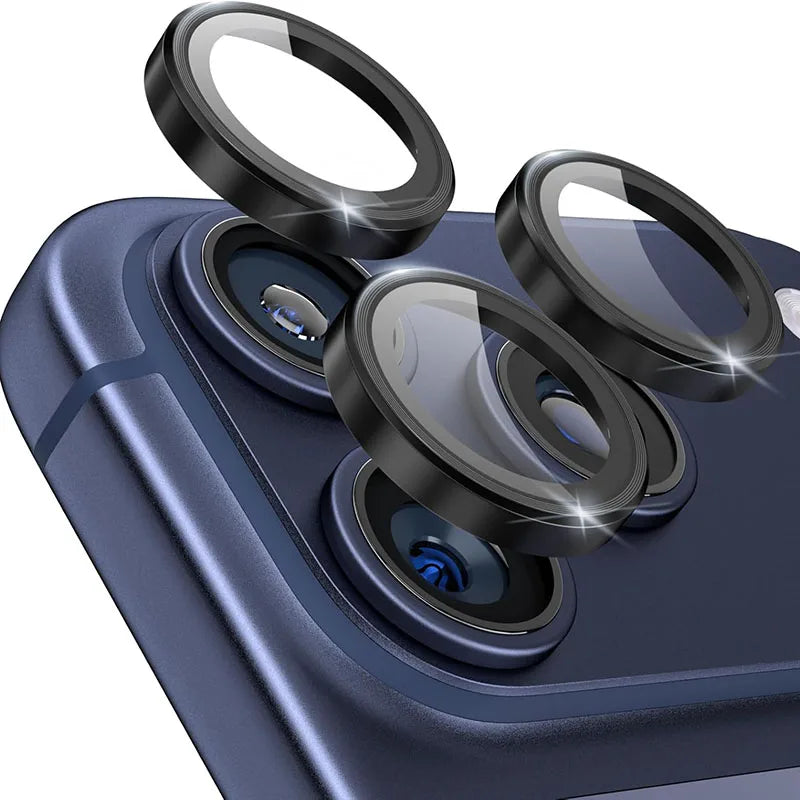 Aluminum Alloy Metal Camera Protector Ring Film For IPhone 17 Air 17 Pro Max 17 Plus Rear Camera Lens Protect Cover Case
