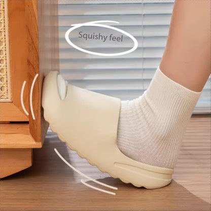 Summer Women Slippers Men Sandals Casual Beach Shoes Soft Bottom Slides Thick Platform EVA Anti-Slip Home Slippers