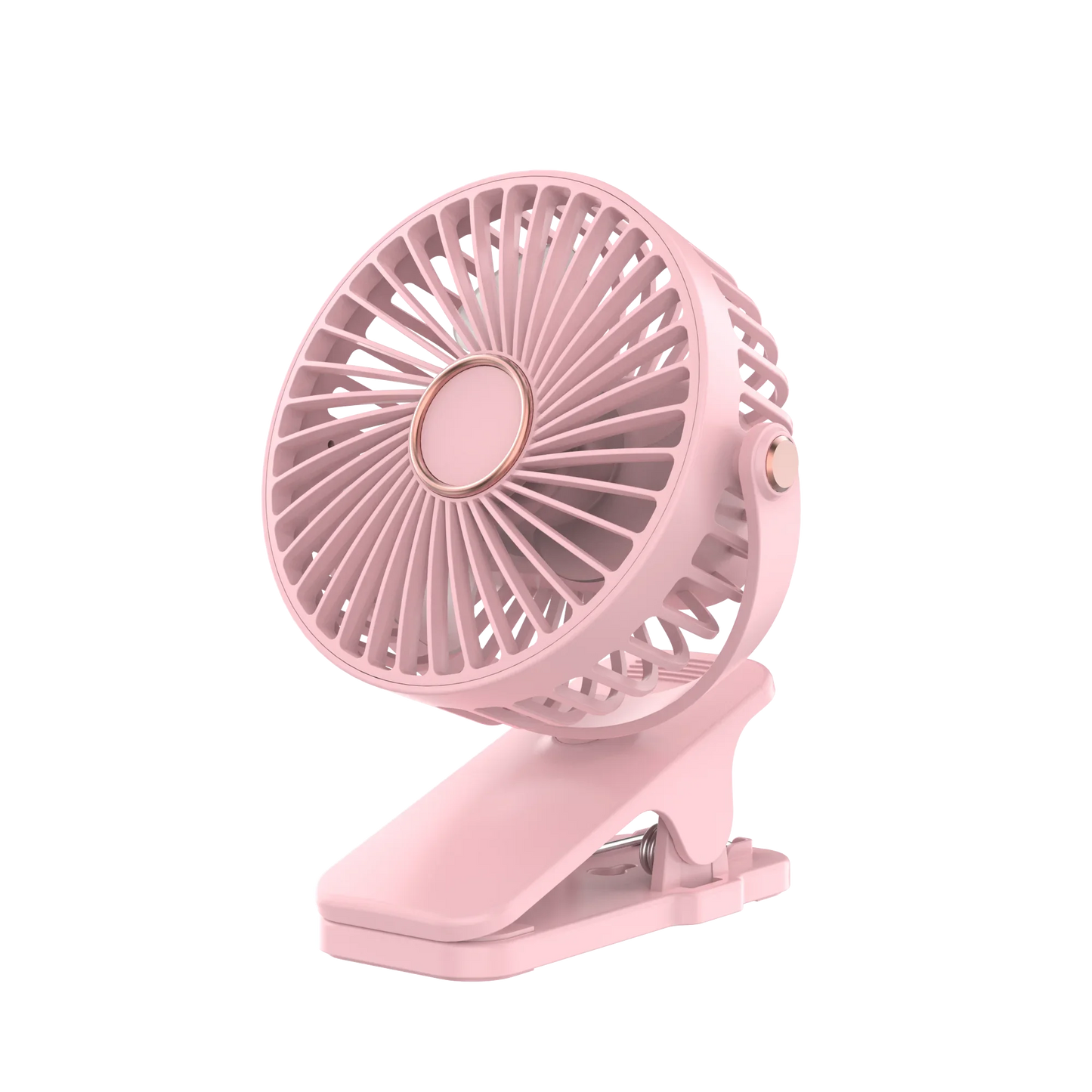 Portable USB Mini Handheld Clip Fan Convenient And Ultra-quiet Electric Fan Rechargeable Student Cute Small Cooling Ventilador