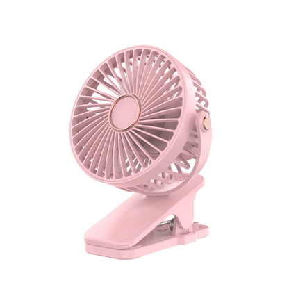 Portable USB Mini Handheld Clip Fan Convenient And Ultra-quiet Electric Fan Rechargeable Student Cute Small Cooling Ventilador