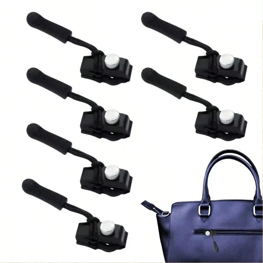 3-12Pcs Universal Zipper Repair Kit Quick Instant Detachable Zipper Head Replacement Zipper Slider Pull Jacket Bags Coat DIY Sew
