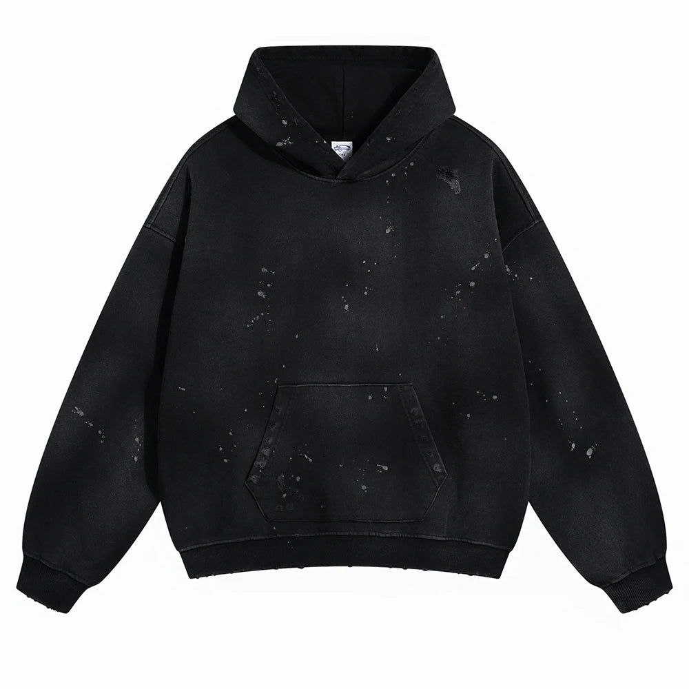 VIPReAlr2025 Winter Hoodie Retro Harajuku Fashion Washed Cotton 380GSM Pullover Sweatshirt Y2K RE Alr