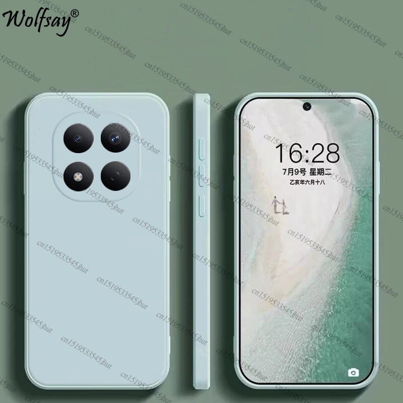 Case For Redmi Note 15 Pro 4G Case Original Liquid Silicone Back Case Redmi Note 15 Pro 4G Cover For Redmi Note 15 Pro 4G Funda