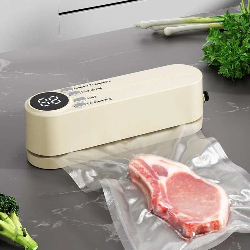 Charging Mini Wireless Fully Automatic Vacuum Sealing Machine Household Small Portable Food Packaging Plastic Sealing Machine