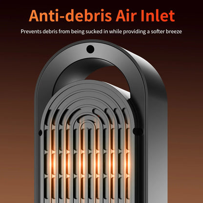 1000W Portable Heater Mini Electric Heater Room Space Heater Warm Heating Hot Fans Desktop Tilting Power-off Office Mute Heater
