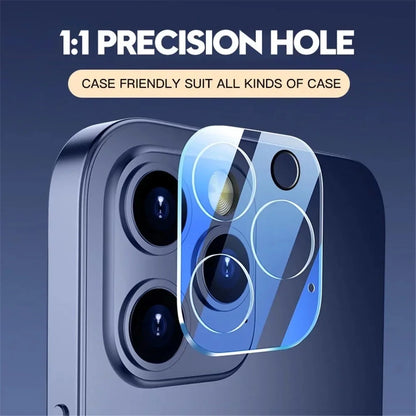 Full Cover Protective Glass 1-5Pcs For iPhone 15 11 12 13 Pro XS Max Camera Protector For iPhone 11ProMax 12 13 Mini 14 Pro Max