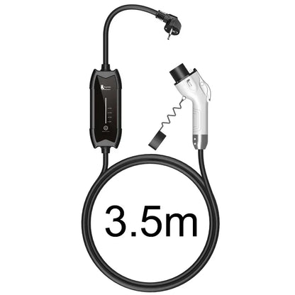 feyree EV Charger Type2 16A 3.5KW 1Phase GB/T / Type1 Current Adjustable 3.5m Cable Portable Charging Box for Electric Vehicle