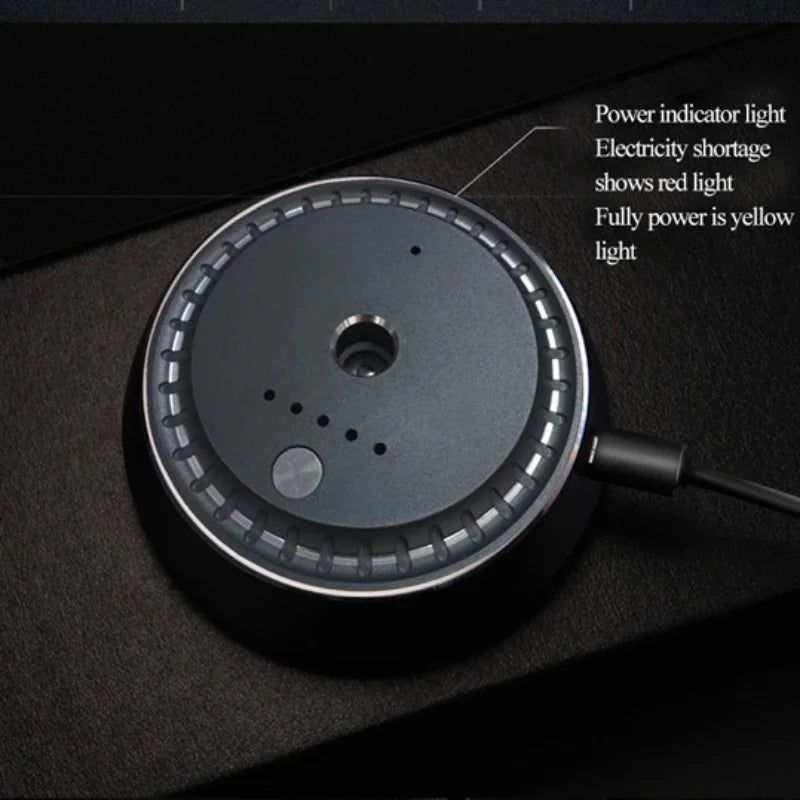 Car Diffuser Portable USB Rechargeable Scent Diffuser Ultrasonic Fragrance Oil Aroma Diffuser Car Air Freshener