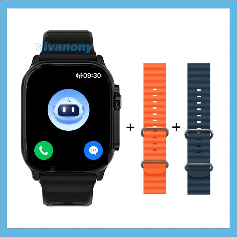 Smart Watch HK11 Ultra3 Schedule Reminder Support TWS Earphone Connect Network Sharing AI Robot Offline Voice Wake up Smartwatch