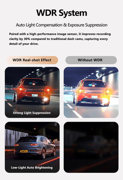 dashcam for car Black box Driving Video Recorders 4K WiFi Mini Front Camera Dash Cam 24H Parking Monitor Car Recording camera