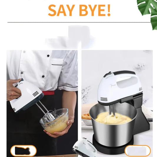 7-Speed Handheld Electric Egg Beater Mini Automatic Mixer for Egg White And Cream with EU/US Plug Household Kitchen Tool