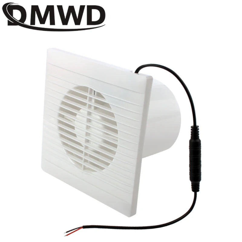 Solar 12V Exhaust Fan Air Blower High Speed Ventilator Energy-saving Anti-Mosquito Design Kitchen Bathroom Chicken/Duck Coop