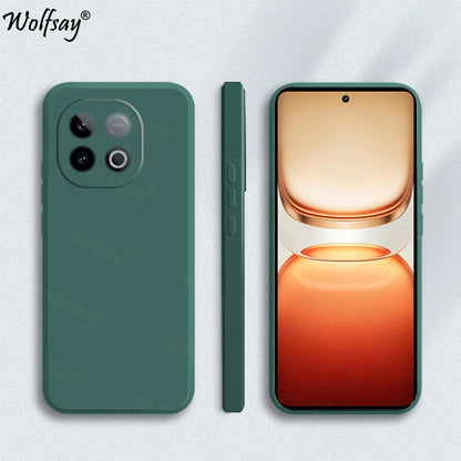 Candy Case For Vivo iQOO Z10 Turbo Pro Case Original Liquid Silicone Case iQOO Z10 Turbo Pro Cover For Vivo iQOO Z10 Turbo Pro
