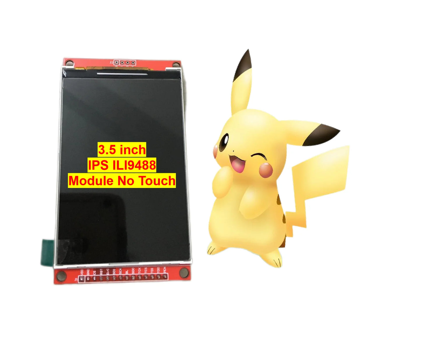IPS HD 3.5 inch SPI serial LCD module 480*320 TFT module ILI9486 ILI9488 wide view 4 wire Touch panel 65K color adapter