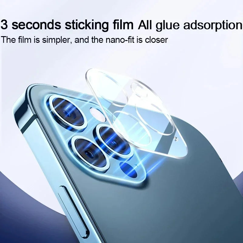 Full Cover Protective Glass 1-5Pcs For iPhone 15 11 12 13 Pro XS Max Camera Protector For iPhone 11ProMax 12 13 Mini 14 Pro Max