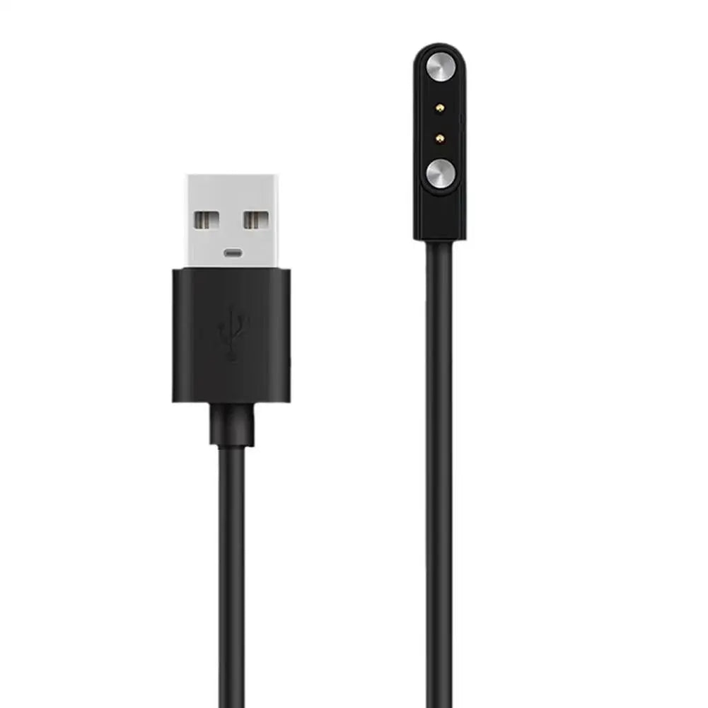 Magnetic Charge Charging Cable For Smart Watch For 2 Pins 2.84/4/7.62mm Distances Black Novel USB Power Charger Cables Universal