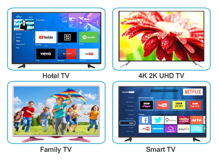 New Oled 4K TV 55 65 Inch Smart Slim Television Set From Vitek Factory