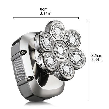 USB charging, five speed electric bald shaver, men's multifunctional trimmer