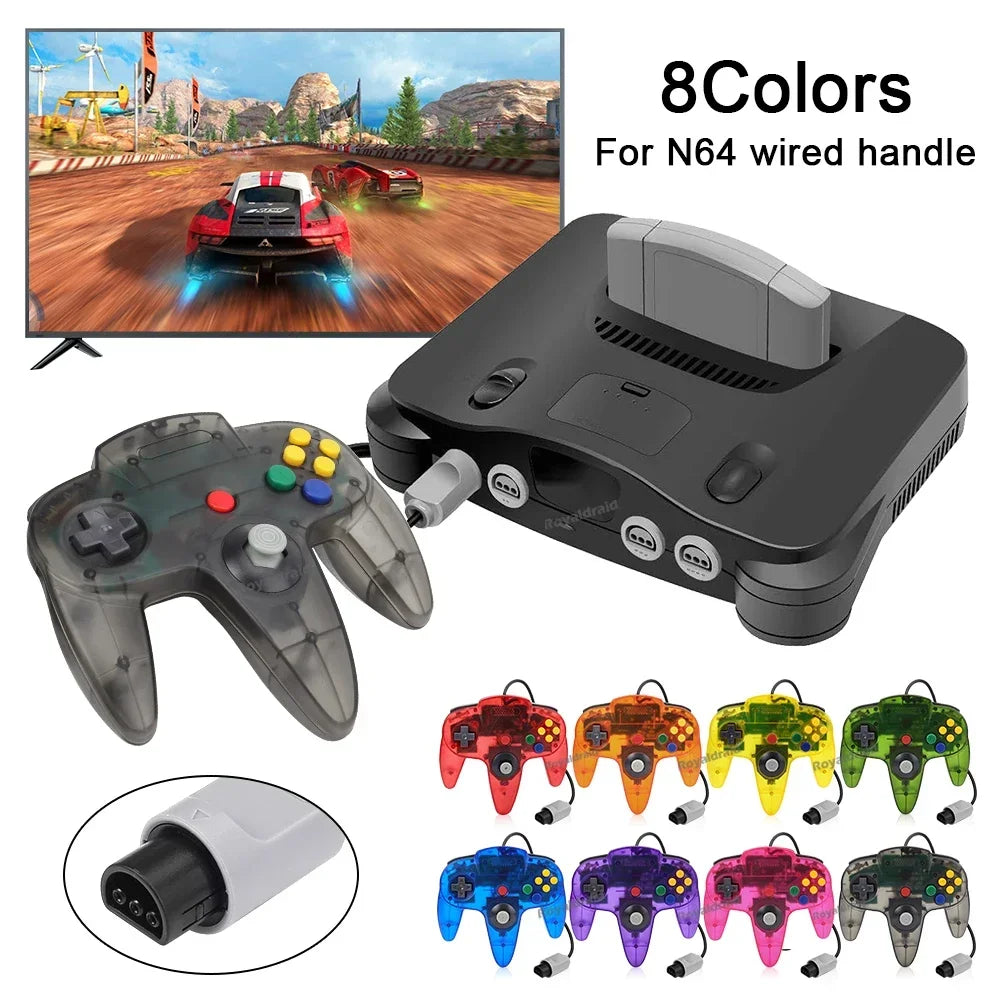 NEW Wired Gamepad for N64 Console Controller for N64 Classic Joystick for Retro Game Console Controller for N64 Gaming Accessor